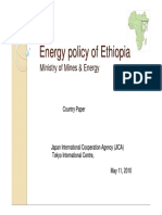 Energy Policy of Ethiopia