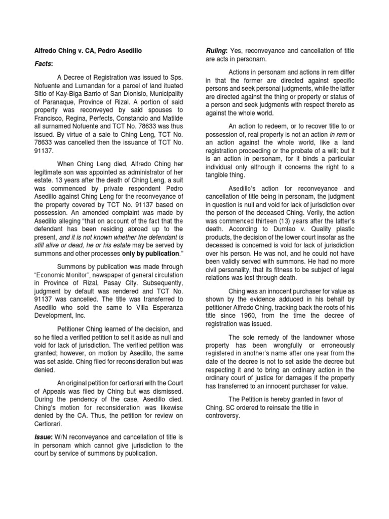 Land Title Dispute Resolution in Court | PDF | Deed | Ownership