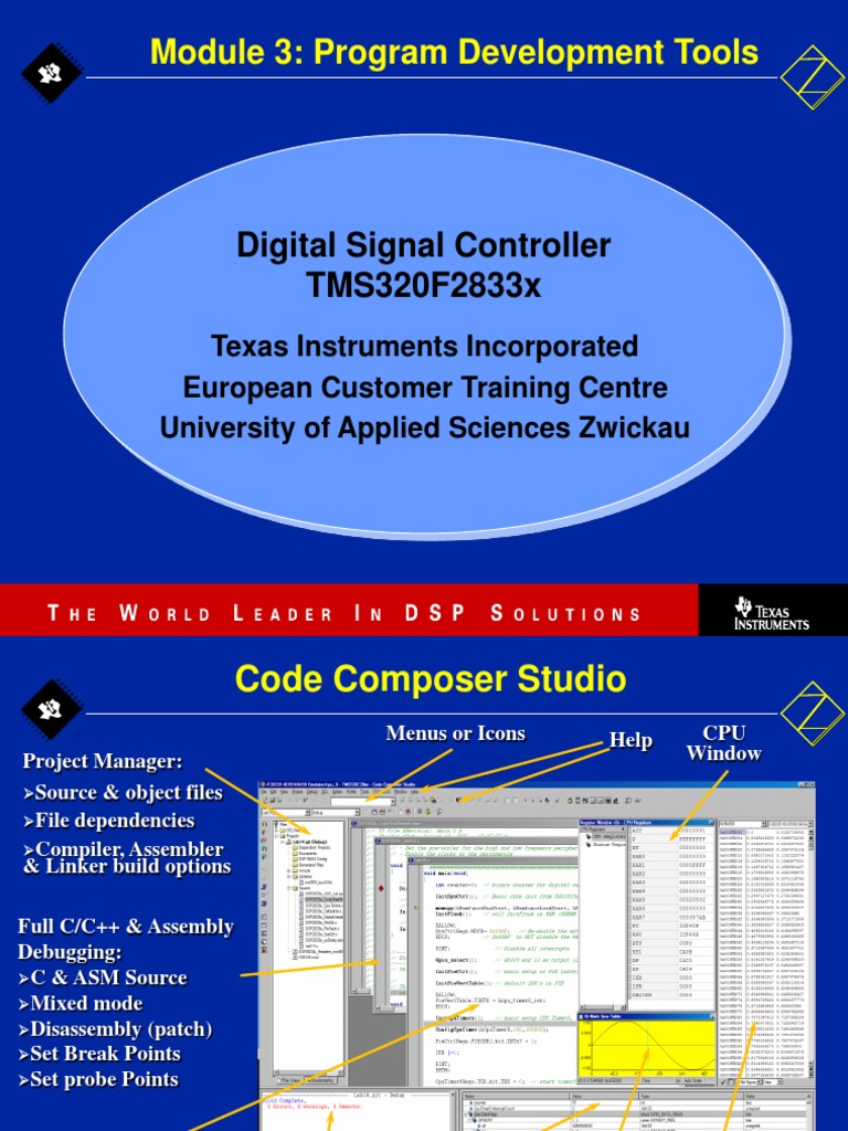 Module 3: Program Development Tools: Digital Signal Controller ...