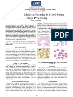 Detection of Malarial Parasite in Blood Using Image Processing