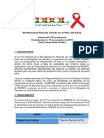 Informe XV Foro Nacional REDBOL 9 y 10 Nov 2018