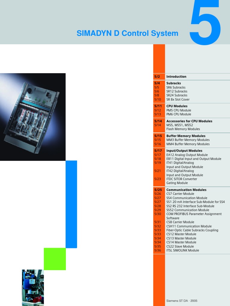 Siemens Simadyn D Brochure PDF | PDF | Power Supply | Alternating Current