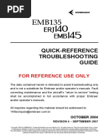 Quick-Reference Troubleshooting Guide: For Reference Use Only