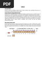 Unit 5 SearchingSortingHashing PDF