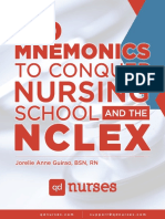 100 Mnemonics To Conquer Nursing School and The NCLEX PDF