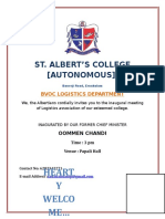 Heart Y Welco ME : St. Albert'S College (Autonomous)