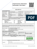 Engineering Possession / Work Permit Work Permit Number: EP-18-5560-1