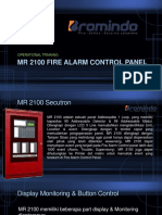 MR 2100 Training Operational Fire Alarm Control Panel