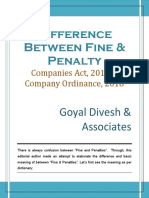 402. Difference Between Fine & Penalty