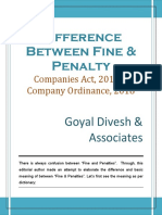 Difference Between Fine & Penalty