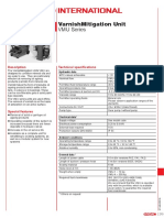 Varnishmitigation Unit Vmu Series: Technical Specifications Description