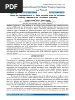 Design and Implementation of Iot Based Integrated Model For Warehouse Inventory Management and Environment Monitoring