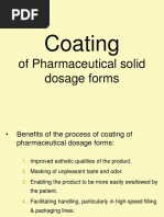 Coating of Pharmaceutical Dosage Forms