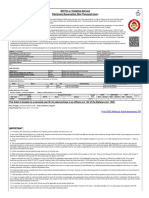 Irctcs E-Ticketing Service Electronic Reservation Slip (Personal User)