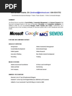 Download Resume of a Social Media Manager Community Manager and Video Producer by jimstroud SN39633927 doc pdf