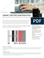 Sandisk X300 SSD (Solid State Drive) : Reliable and Responsive Performance With Low Power