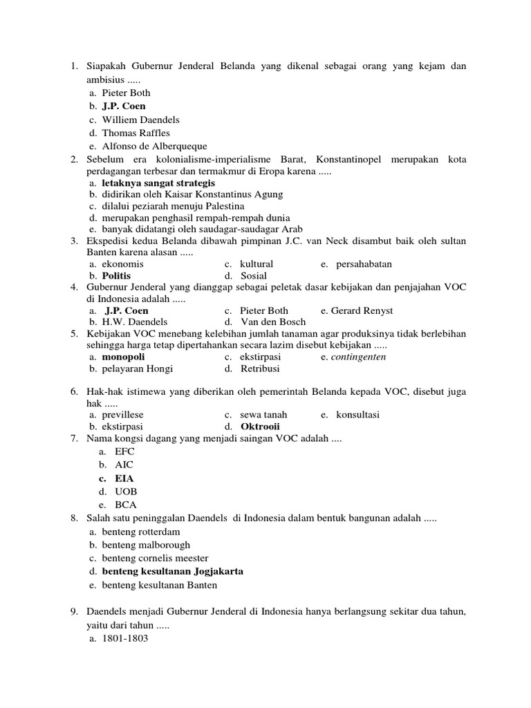 Kebijakan Voc Menebang Kelebihan Jumlah Tanaman - Berbagi Tanam