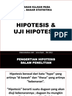 Kompendium Dasar Statistika HIPOTESIS