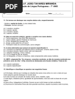 Avaliação de Língua Portuguesa – 7° ANO.docx