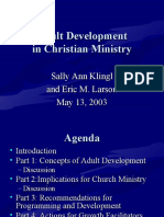 Adult Development in Christian Ministry