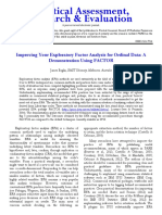 Improving Your Exploratory Factor Analysis For Ordinal Data: A Demonstration Using FACTOR