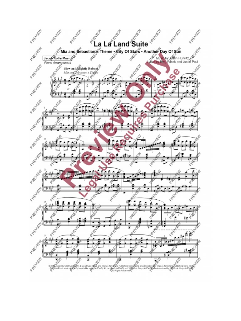 la-la-land-suite-pdf