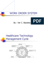 Work Order System: By: Ver C. Bautista