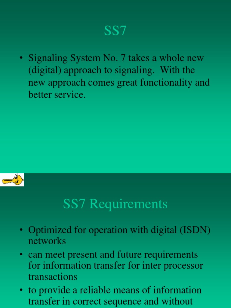 Signaling System No. 7 Takes A Whole New (Digital) Approach To ...