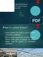 Greenhouse Monitoring & Automation System Using Microcontroller