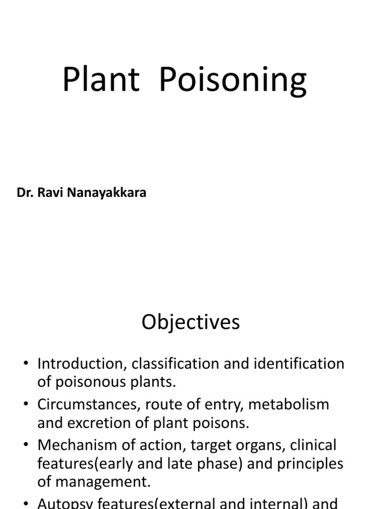 A Comprehensive Review of Poisonous Plants and Their Toxic Effects ...