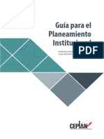 Guía para El Planeamiento Institucional-2018