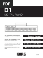 Manual Korg D1