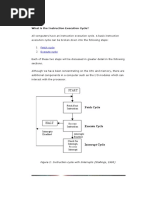 The Instruction Execution Cycle