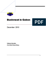 Uses of Bushmeat in Gabon