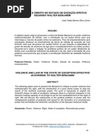 Silva Jr Violencia Direito Estado Exceção Efetivo Benjamin