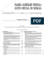 Bizkaiko Aldizkari Ofiziala Boletin Oficial de Bizkaia: Laburpena / Sumario