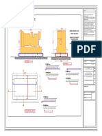 Base Foundation of Generator: SECTION I - I SECTION II - II