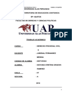 326438334 Trabajo Academico Alas Peruanas Derecho Procesal Civil II