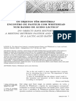 LATOUR, Bruno. Os objetos tem história - encontro de Pasteur com Whitehead num banho de ácido láctico.pdf