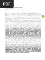Informe de ANAC - Audiencia Pública El Palomar