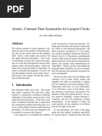 Atomic, Constant-Time Symmetries For Lamport Clocks: Joe, Doe, Plain and Jane