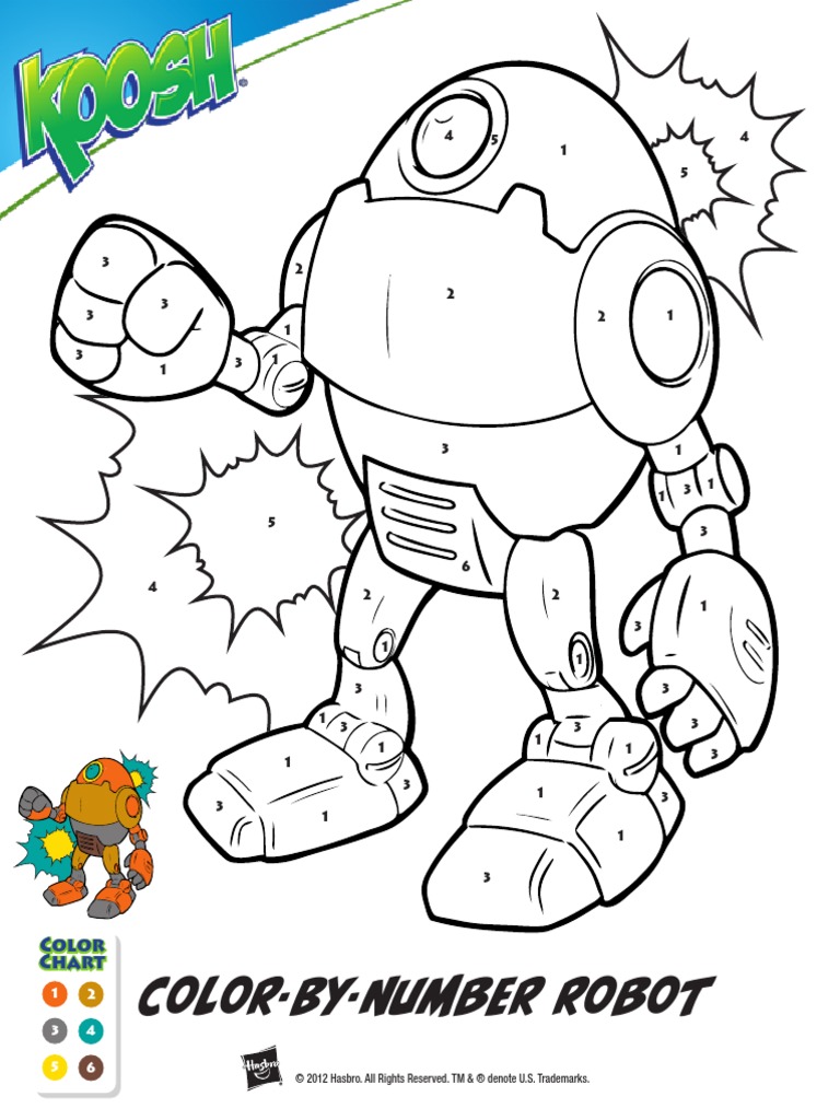 color-By-Number robot | Leisure
