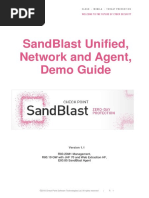 Sandblast Unified, Network and Agent, Demo Guide