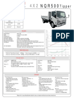 4X2 NQR500 Tipper Specs & Features