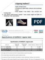 Why HARDOX in Tipping Trailers