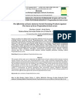 Efektivitas Beberapa Produk Pembersih Wajah Antiac PDF