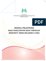 796b6 Modul Pelatihan Fasislitator Sistem Data Terpilah Statistik Gender Dan Anak