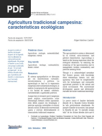 Agricultura tradicional campesina