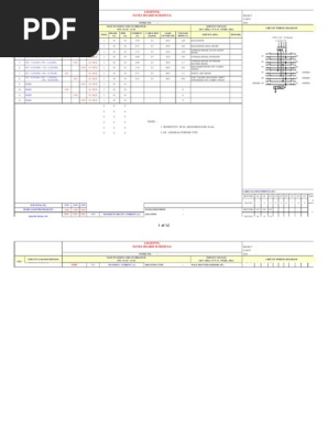Panel Board Schedule