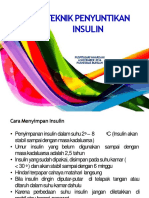 Teknik Penyuntikan Insulin